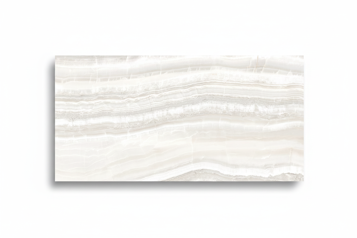 Horizon Onyx Ivory Crystal Porcelain Tile 24x48"